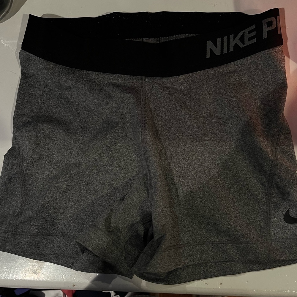 Gray size small Nike pros